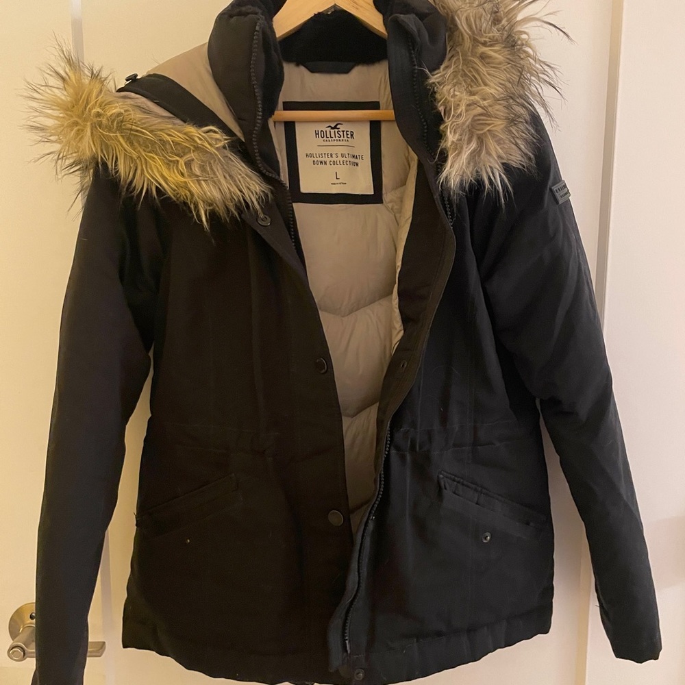 Hollister Ultimate Down Collection | Parka Jacket | Black | Women’s L